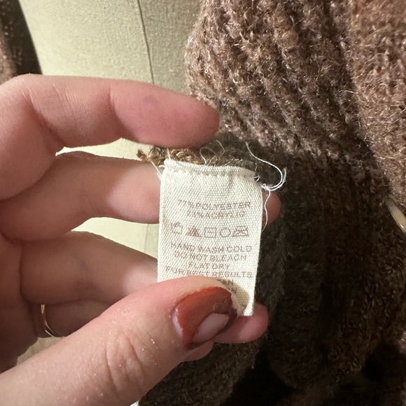 Mystree Patchwork Leopard Cardigan Sweater - Picture 5 of 5